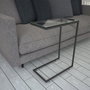 Hanah Home Callen - Glass Mesa Auxiliar Antracita